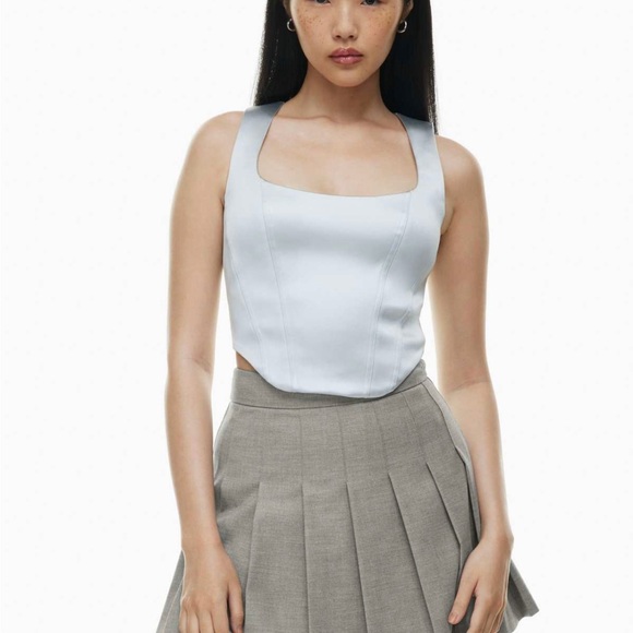ARITZIA SUNDAY BEST Shiloh Satin Bustier - Picture 1 of 13